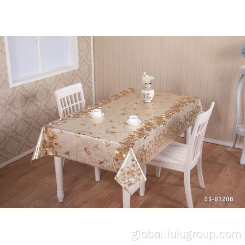 Table Colth Wholesale Embossed PVC Table Cover Table Cloth Manufactory